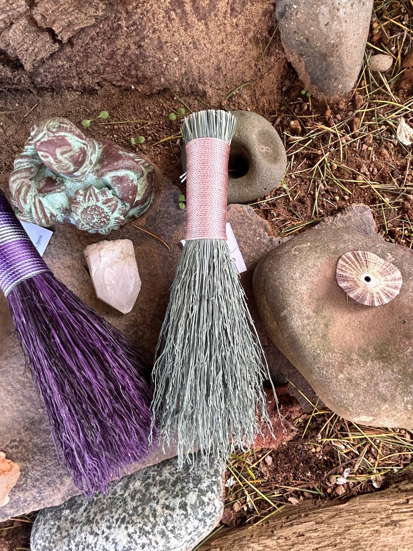 Seafoam Whisk Broom - Limited Quantities